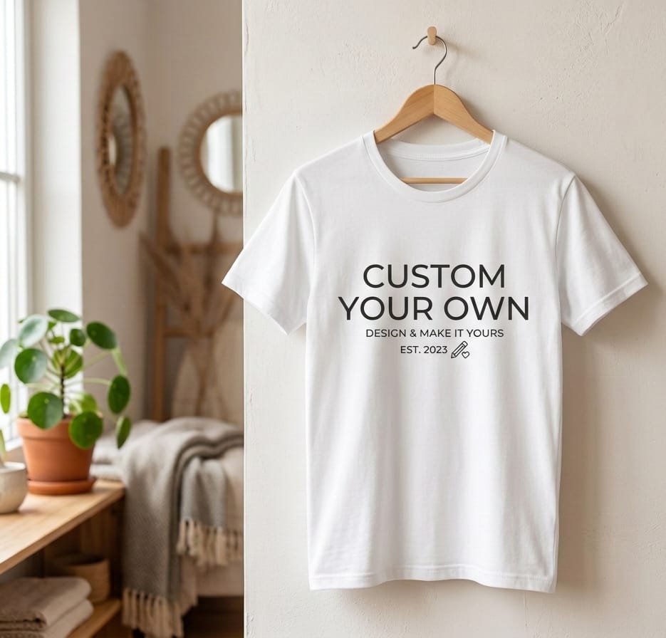 PersonalisedT-shirt double sided (Make your own)